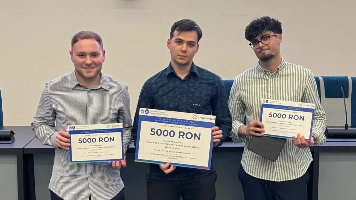 Ei sunt trei dintre studenții care vor schimba Politehnica ieșeană! Iată care sunt proiectele la care aceștia au lucrat și când vor fi puse în practică