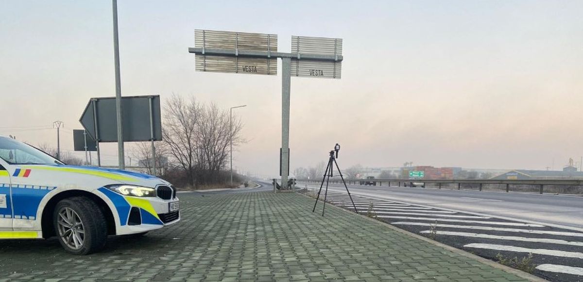 Șoselele din România unde au fost montate noile radare fixe ale Poliției. Șoferii vitezomani primesc amenda direct acasă