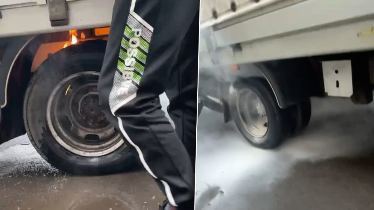 Panică pe o stradă din Iași! O autoutilitară a luat foc în mers, iar șoferul a fost salvat de doi frați aflați în trecere: „Nici nu avea extinctor”