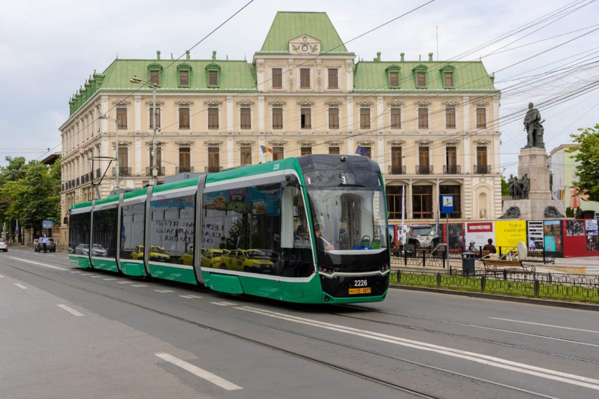 Circulația tramvaielor a fost reluată prin Piața Unirii după manifestațiile de 24 ianuarie