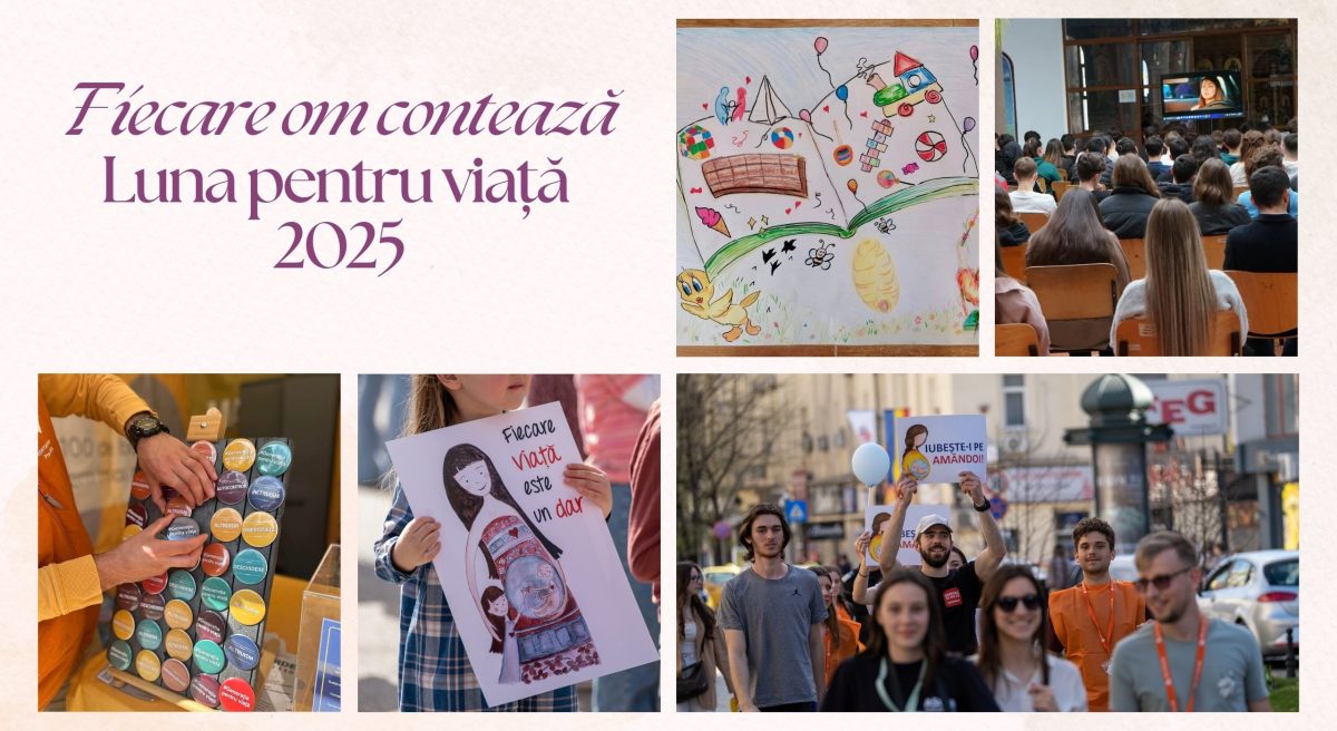 Peste 400 de activități și 24 de marșuri pentru viață organizate în luna martie în Arhiepiscopia Iașilor pentru susținerea femeilor însărcinate aflate în dificultate