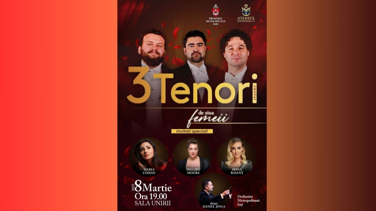 Concert extraordinar 3 Tenori ieșeni dedicat Zilei Internaționale a Femeii