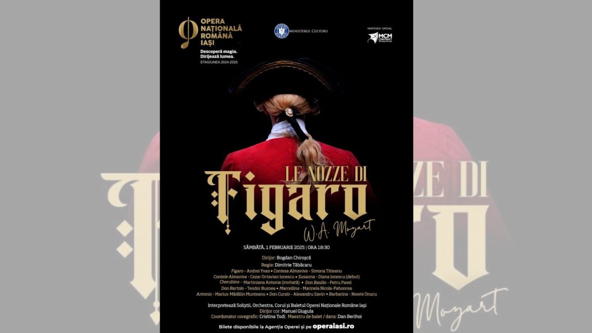 „Nunta lui Figaro” la Opera Națională Română din Iași