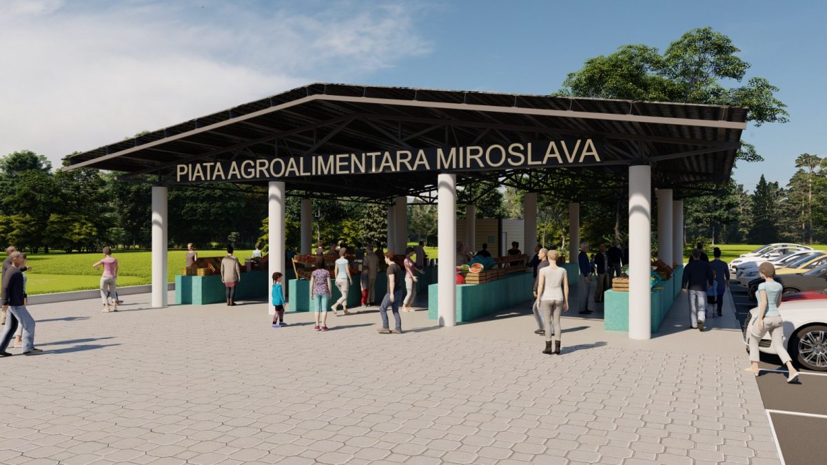 Încep lucrările la Piața Agroalimentară Miroslava!