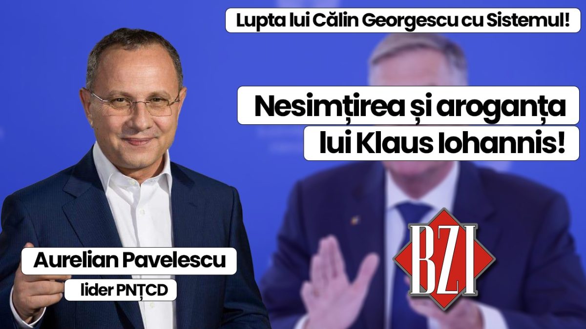 Analiză politică și democratică la BZI LIVE alături de av. Aurelian Pavelescu, lider PNȚCD și fost candidat la Alegerile Prezidențiale 2024! Despre „abuzivul” Klaus Iohannis, subteranele Sistemului și anularea valorilor naționale
