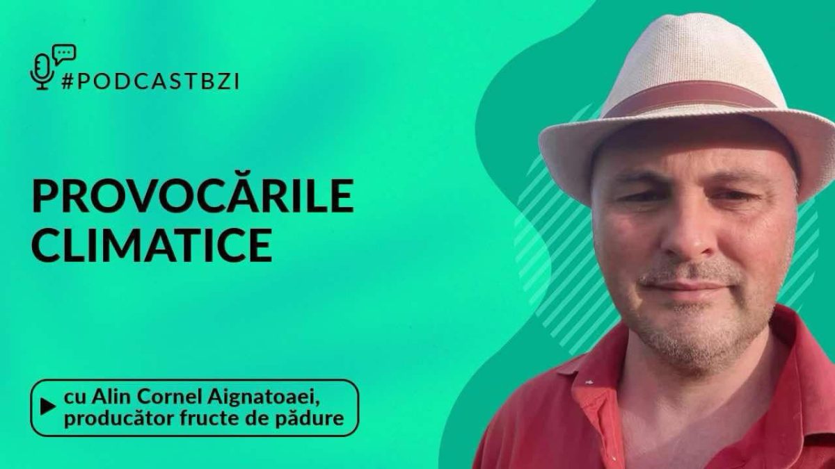 Despre schimbările climatice, cu producătorul Alin Cornel Aignătoaei, într-un nou episod de #PodcastBZI!