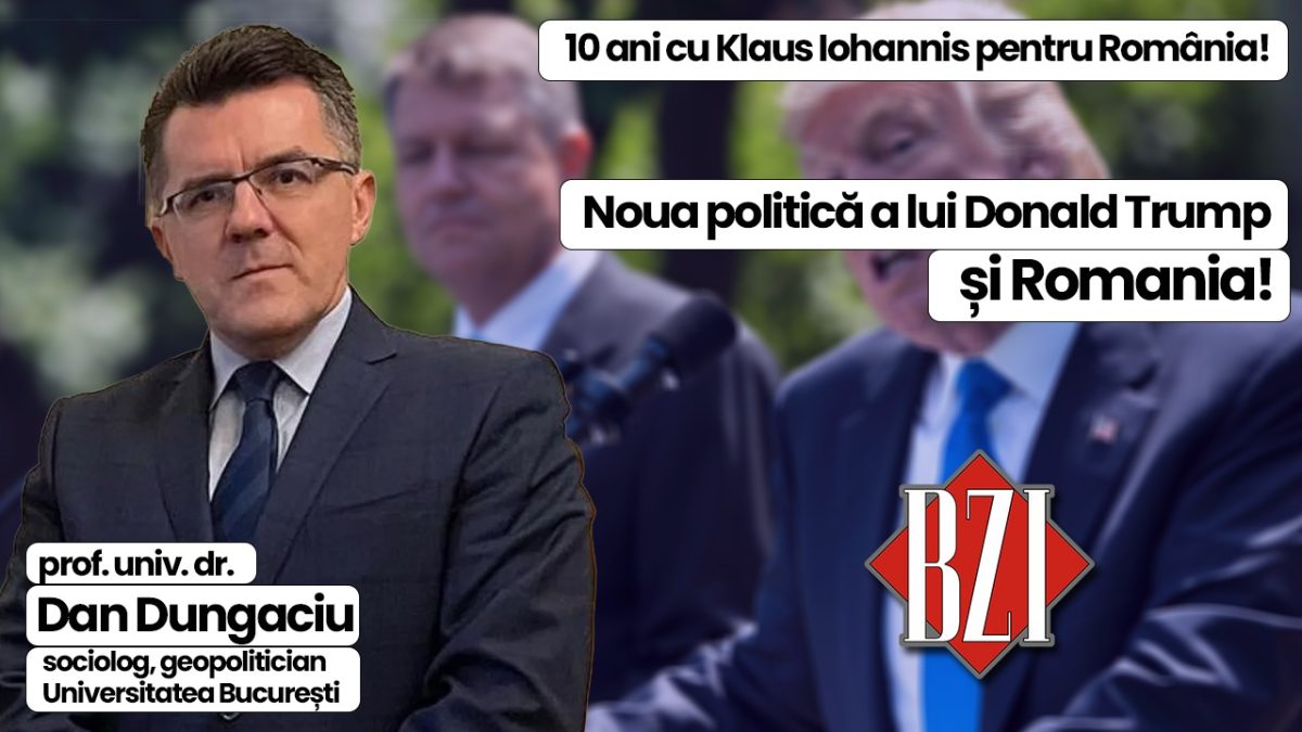 Top analiză geopolitică și geostrategică marca BZI LIVE! Invitat special cunoscutul sociolog și geopolitician prof. univ. dr. Dan Dungaciu, Universitatea București. De la noul tip de politică a lui Donald Trump la pacea din Ucraina sau situația în care se află Uniunea Europeană! 