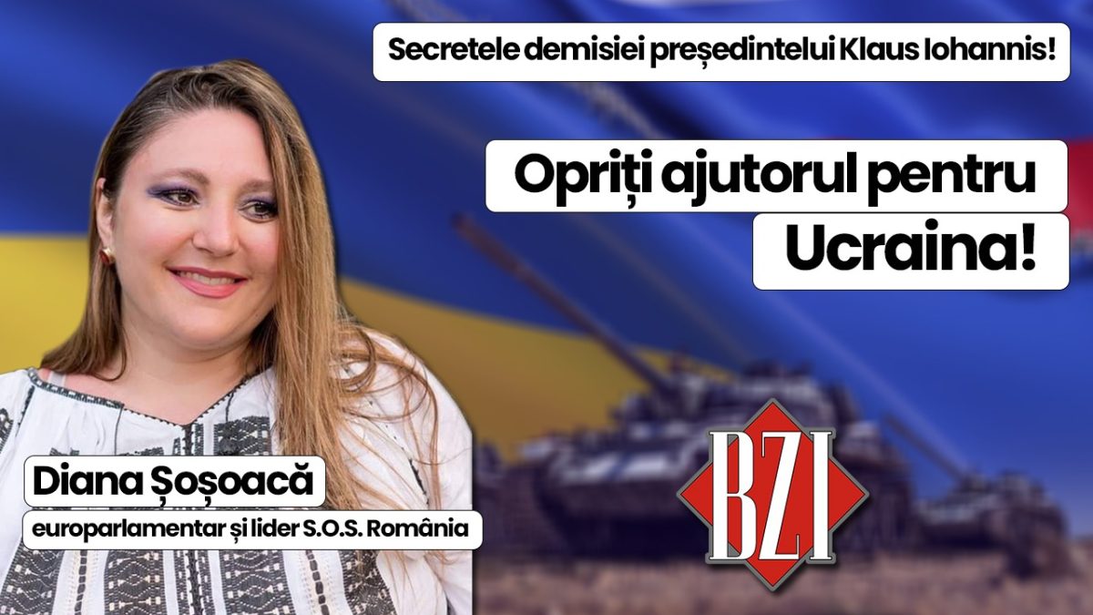 Top dezbatere națională BZI LIVE! Invitat permanent Diana Șoșoacă, europarlamentar și lider S.O.S. România! De la „plecarea” lui Klaus Iohannis, demisia șefei CE, Ursula von der Leyen la stoparea Războiului din Ucraina