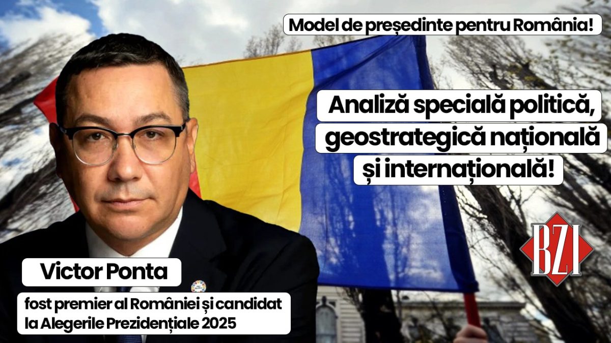 Top exclusiv talk-show BZI LIVE! Invitat de senzație Victor Ponta, fost premier al României și candidat la Președinția României! Analiză specială pe cele mai importante și actuale subiecte pentru toți românii