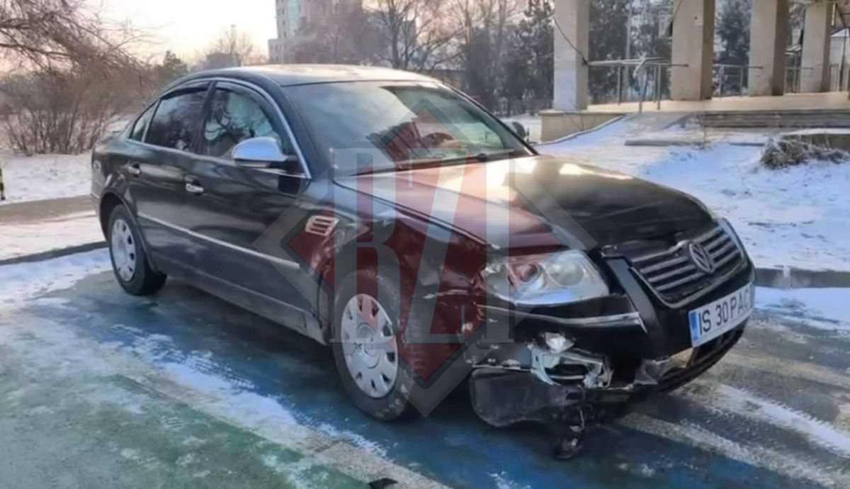 Accident rutier pe bulevardul Anastasie Panu. Două autoturisme au fost implicate