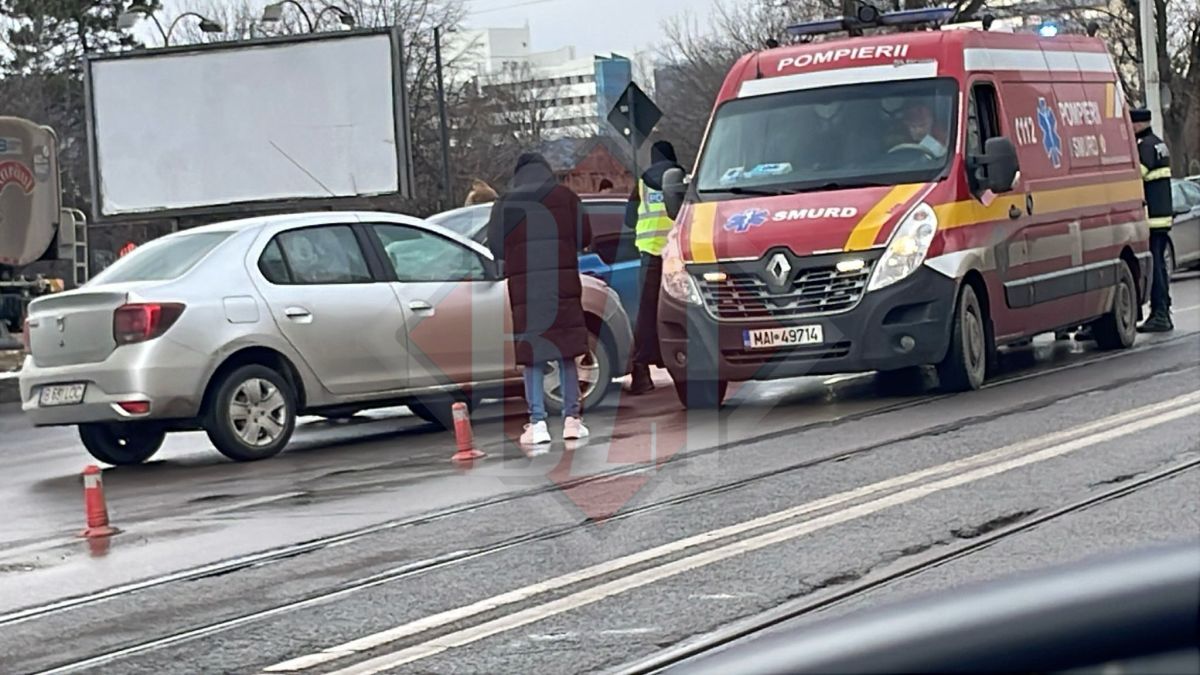 Un nou accident rutier la Iași! Două persoane au fost rănite, după ce două mașini s-au izbit – UPDATE