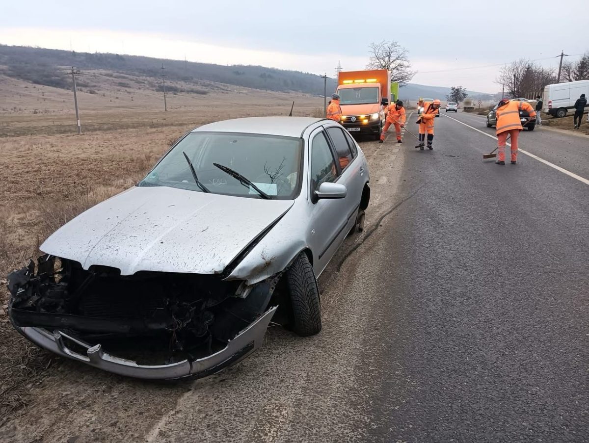 Accident rutier la Vânători! Un autoturism a fost implicat – UPDATE