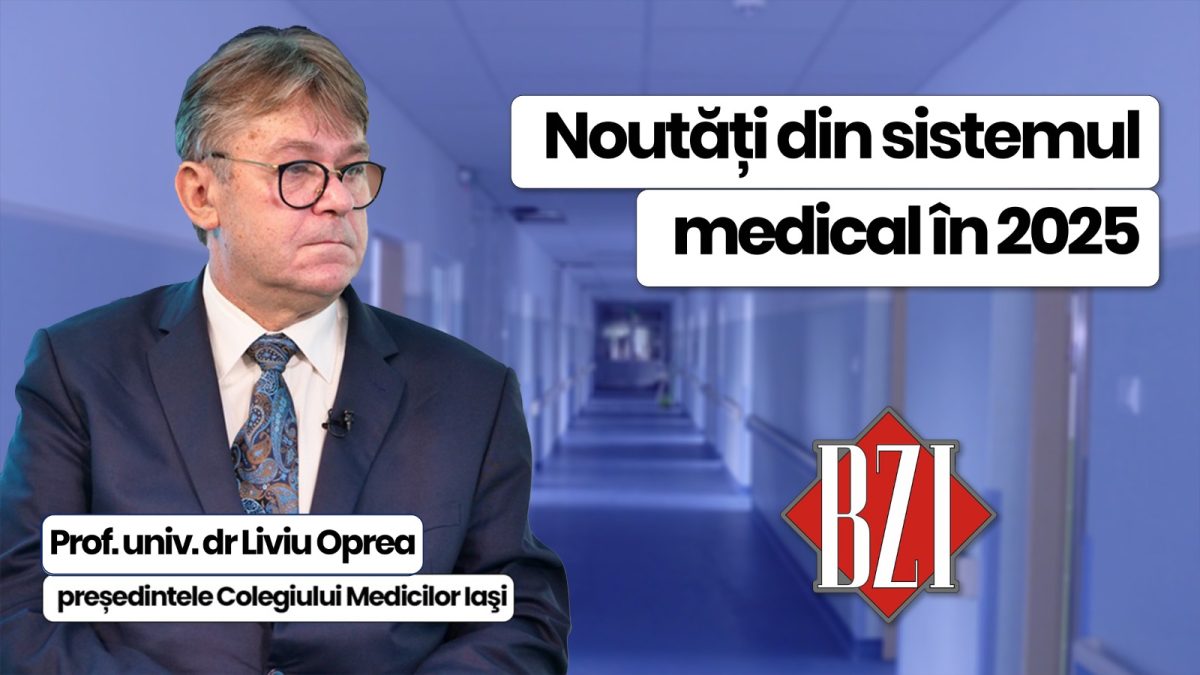 Prof. univ. dr. Liviu Oprea, președintele Colegiului Medicilor Iaşi, discută în emisiunea BZI LIVE despre noutățile din sistemul medical la început de an