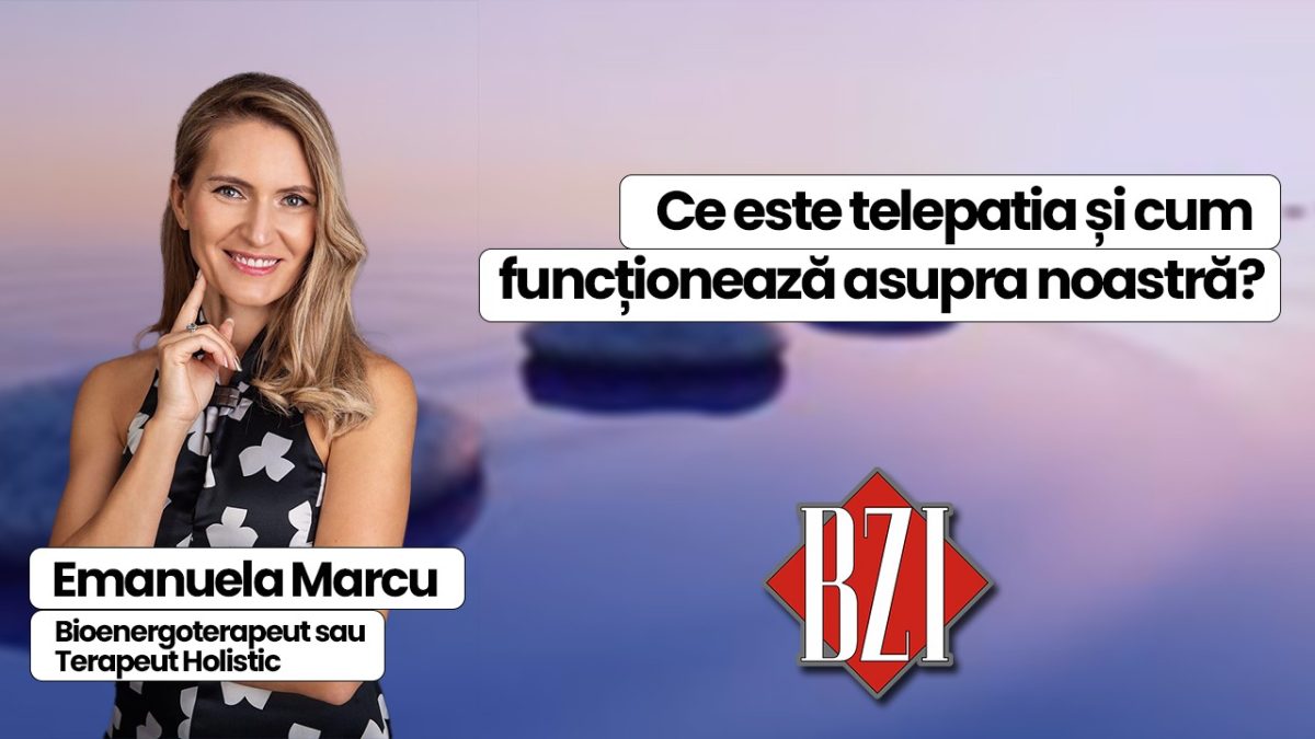 Emanuela Marcu – bioenergoterapeut/terapeut holistic, discută în emisiunea BZI LIVE despre cum funcționează telepatia și cum putem face o persoană să ne caute cu ajutorul telepatiei