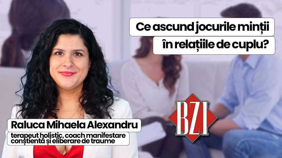 Raluca Mihaela Alexandru, terapeut holistic, coach manifestare conștientă și eliberare de traume, discută în emisiunea de sănătate BZI LIVE despre cum gestionăm un partener care deține controlul emoțional asupra noastră