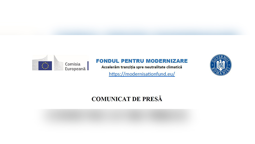 Comunicat de presa- proiect – Eficientizarea Consumului Propriu de Energie Electrica la UAT Comuna Moșna, Județul Iași.