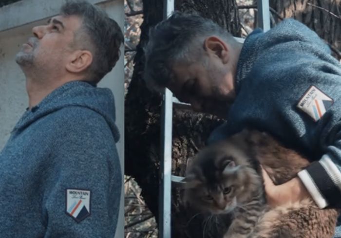 Cât costă hanoracul lui Ciolacu purtat ca să dea jos pisica din copac: Un român de rând câștigă banii ăștia într-un an!