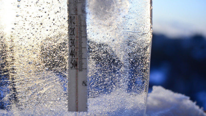 România, în ghearele gerului: Temperaturile scad drastic, cu minime de -29°C
