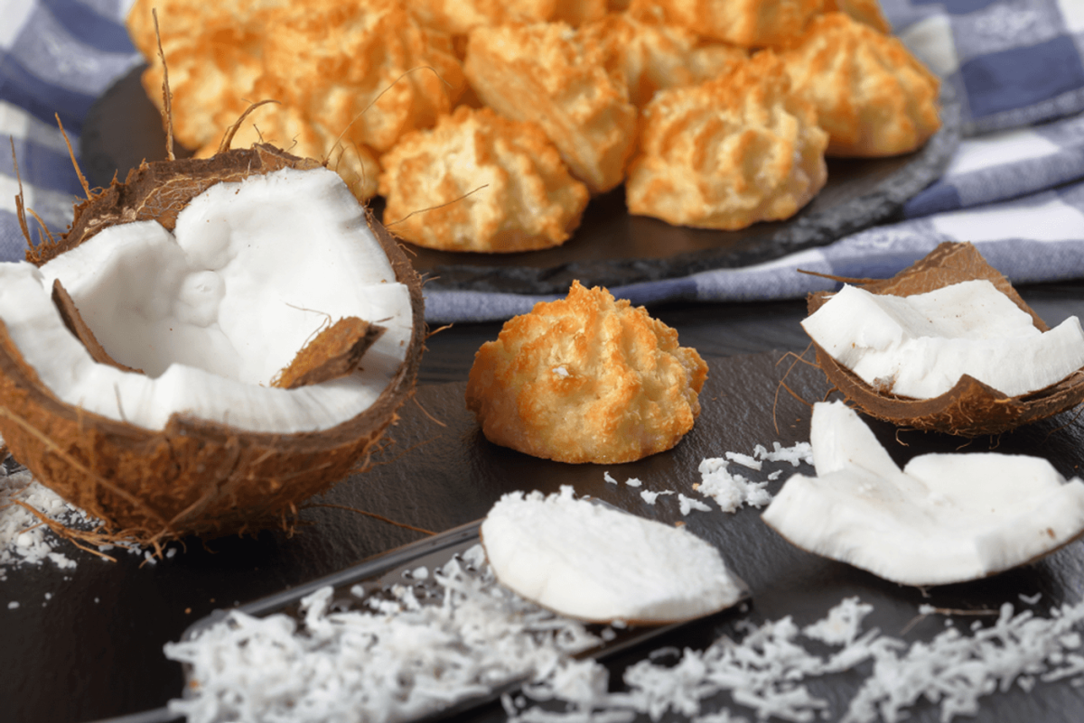 Biscuiți pufoși cu cocos. O rețetă simplă și delicioasă!