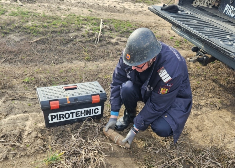 Misiuni de asanare în municipiul Iași. A fost ridicată o bombă de aviație de 250 kg