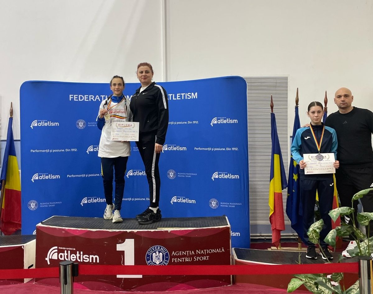 Dublă campioană națională la atletism sub culorile CS Politehnica Iași
