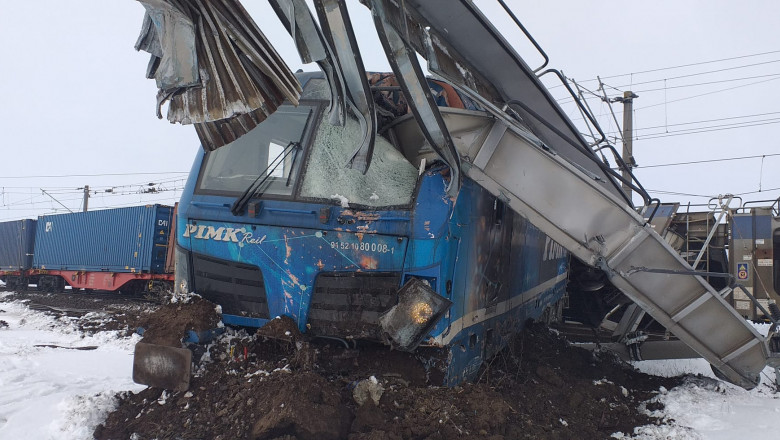 Accidentul feroviar din Olt a avut loc din cauza vitezei, spune prefectul județului