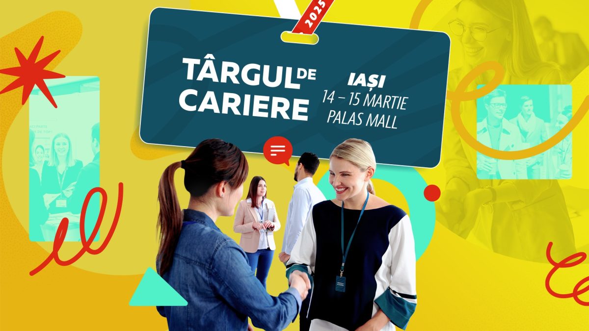Angajatori de top din IT, automotive, finanțe, marketing, energie, dar și din alte domenii își prezintă oferta la Târgul de cariere din Palas. Alege jobul dorit din cele peste 1.500 de locuri de muncă!