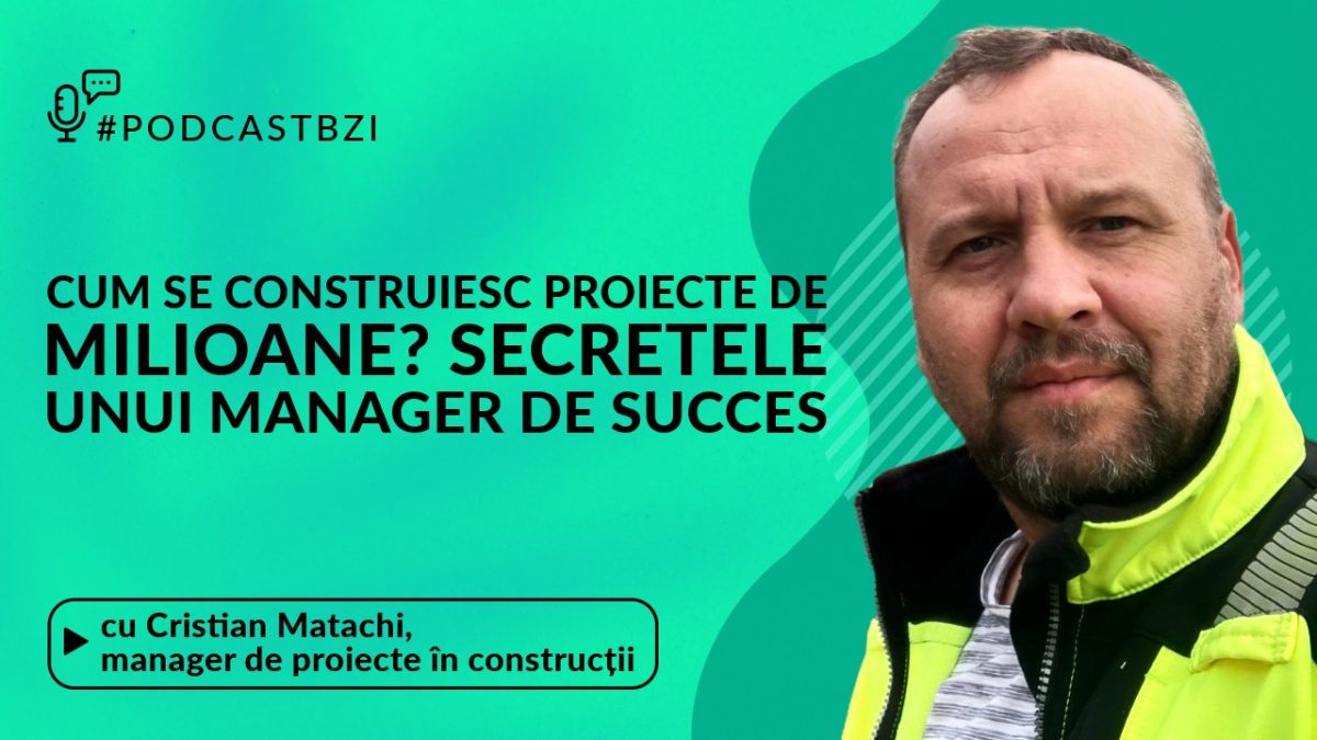 LIVE VIDEO – Cristian Matachi, manager de proiecte în construcții civile și industriale, despre cum se construiesc proiecte de milioane? Secretele unui manager de succes