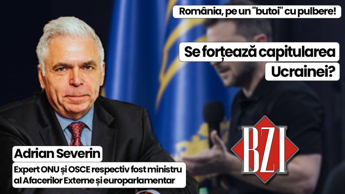 Analiza momentului din România, geopolitică și geostrategice marca BZI LIVE alături de invitatul special și permanent – prof. univ. dr. Adrian Severin, expert ONU și OSCE respectiv fost ministru al Afacerilor Externe și europarlamentar