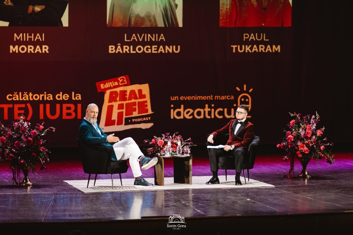 Peste 500 de suflete în Real Life Podcast: Călătoria de la A FI la A(TE) IUBI – un eveniment marca Ideaticu’