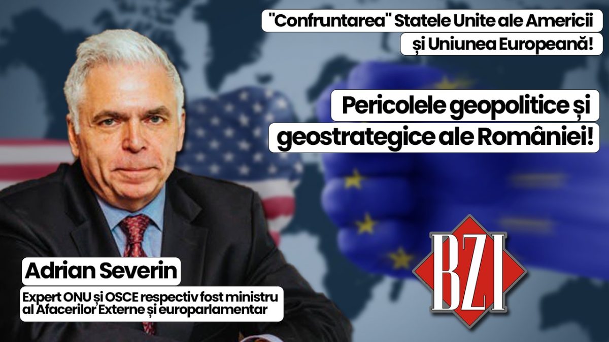 Top analiză geopolitică și geostrategică BZI LIVE cu invitatul permanent prof. univ. dr. Adrian Severin, expert ONU și OSCE respectiv fost ministru al Afacerilor Externe și europarlamentar
