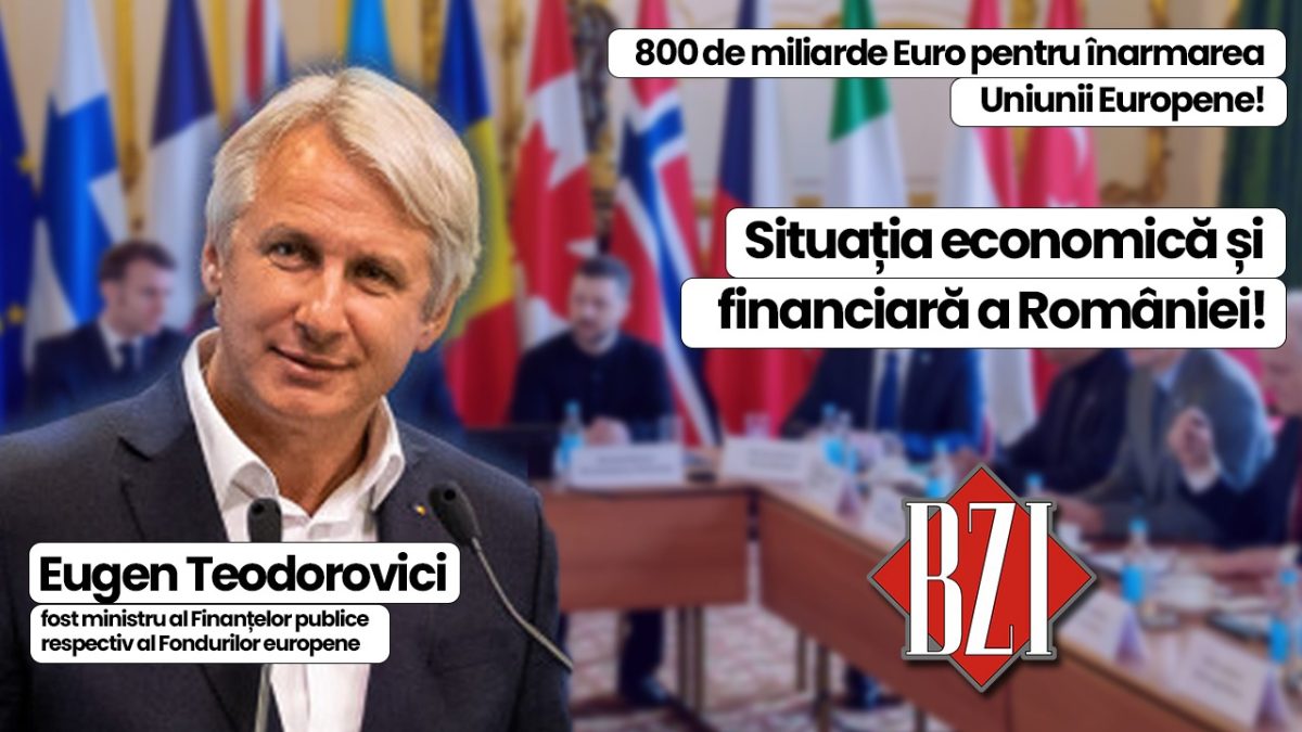 Analiză specială economică și politică națională BZI LIVE alături de Eugen Teodorovici, fost ministru al Finanțelor publice respectiv Fondurilor europene! De la situația gravă externă la pericolele geopolitice și geostrategice și până la situația economică