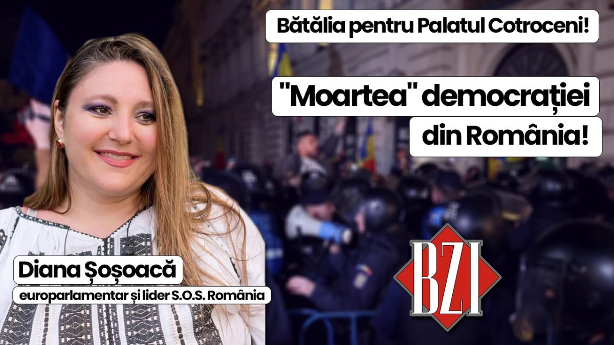 Top dezbatere națională! Ediție incendiară BZI LIVE cu invitatul special și permanent Diana Șoșoacă, europarlamentar și lider S.O.S. România! De la depunerea candidaturii pentru Palatul Cotroceni, scrisoarea trimisă lui Donald Trump la situația politică gravă din țară