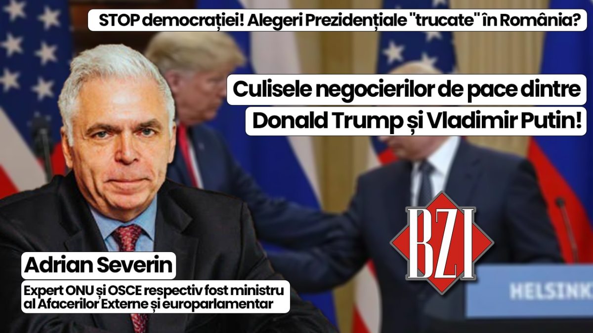 Top politic, geopolitică și geostrategie la BZI LIVE într-o nouă dezbatere alături de prof. univ. dr. Adrian Severin, expert ONU și OSCE respectiv fost ministru al Afacerilor Externe și europarlamentar!