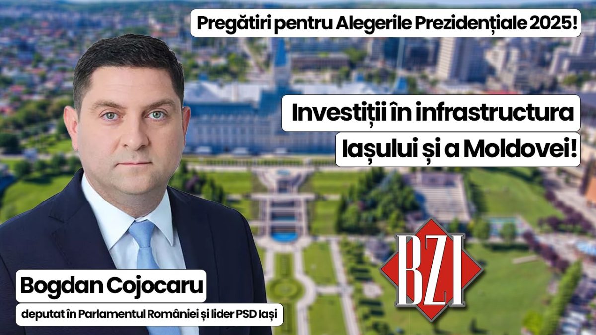 Dezbatere politică și socială BZI LIVE alături de liderul ieșean al PSD Bogdan Cojocaru, deputat în Parlamentul României