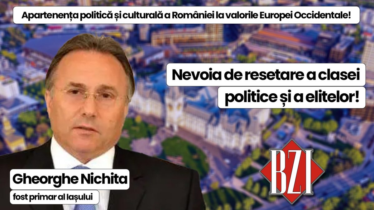 Top talk-show exclusiv BZI LIVE! Subiecte fierbinți și interesante, cu cărțile pe față, într-un nou dialog alături de Gheorghe Nichita, fostul primar al Iașului