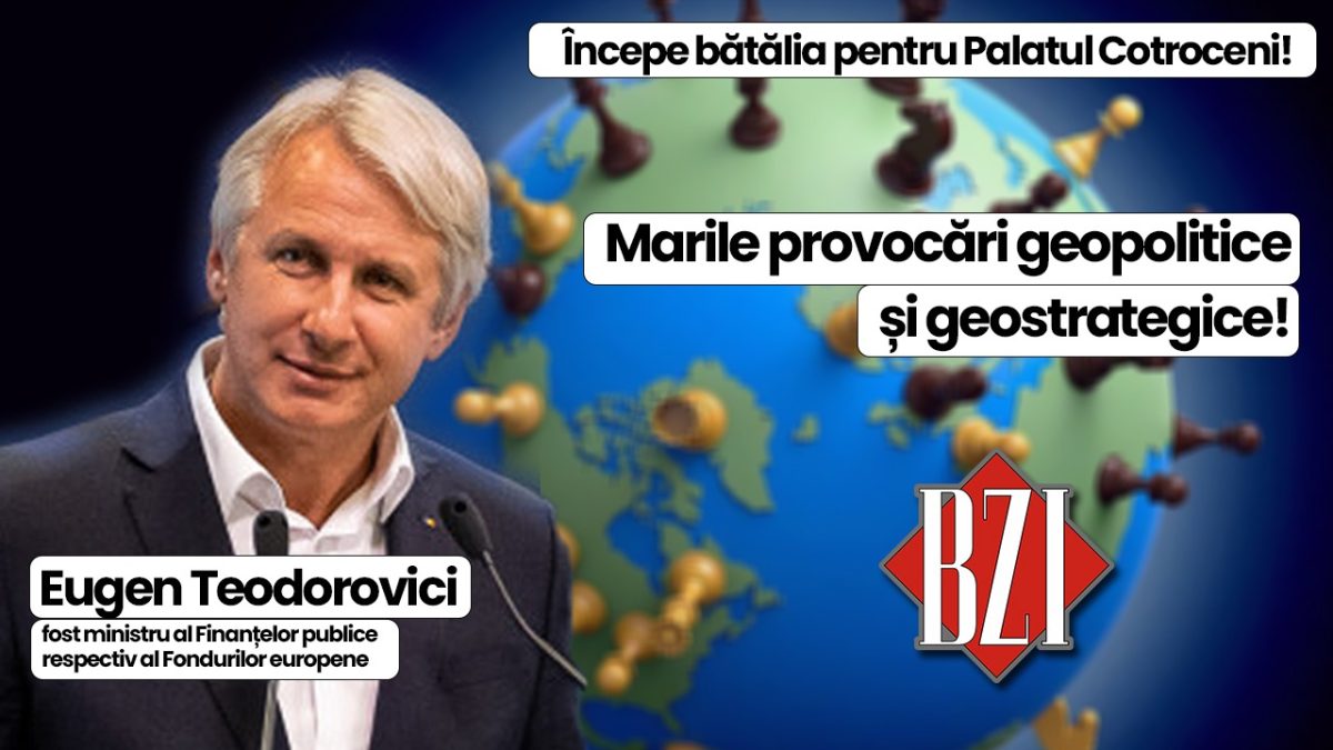 Ediție specială BZI LIVE alături de invitatul permanent, Eugen Teodorovici, fost ministru al Finanțelor publice respectiv Fondurilor europene! De la campania electorală, economie,. politică și misiunea viitorului președinte