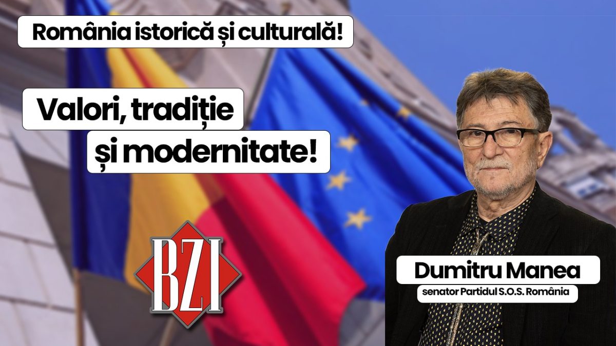 Dezbatere politică, economică și socială BZI LIVE alături Dumitru Manea – senator, Partidul S.O.S. România