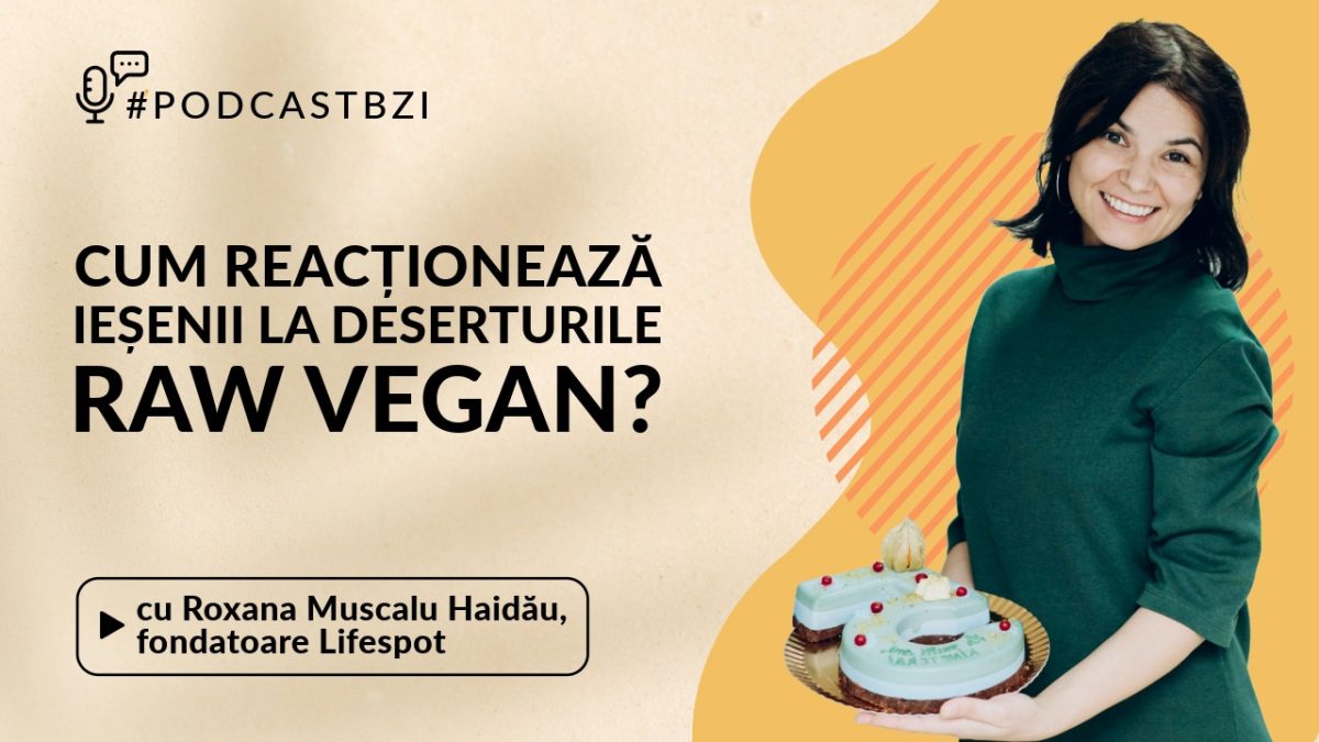 LIVE VIDEO – Roxana Muscalu Haidău, fondatoare Lifespot: Cum reacționează ieșenii la deserturile raw vegan?