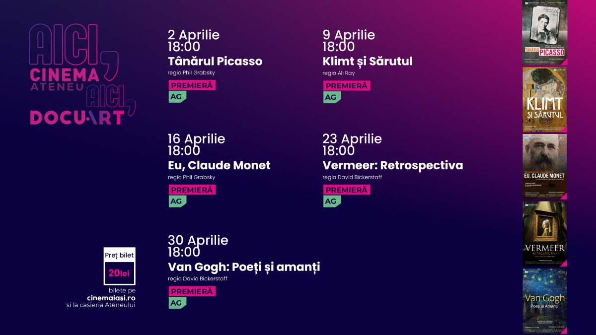 Documentare de artă în premieră la Cinema Ateneu Iași