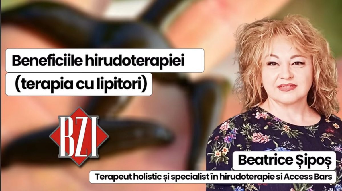 Beatrice Șipoș, terapeut holistic și specialist în hirudoterapie și Access Bars, discută în emisiunea BZI LIVE despre beneficiile hirudoterapiei (terapia cu lipitori) 