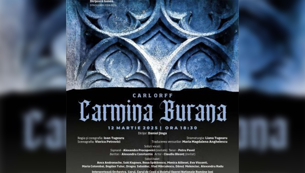 Invitați speciali la Opera Iași: soprana Alexandra Procopovici și actorul Claudiu Bleonț