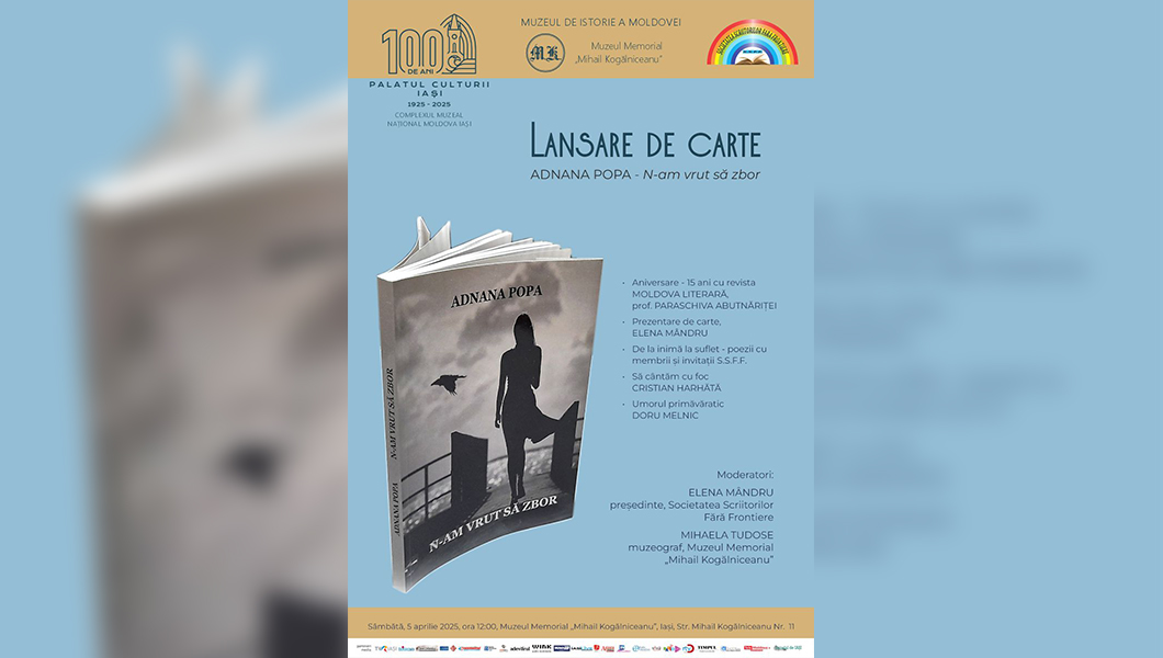 Lansare de carte, la Muzeul Memorial „Mihail Kogălniceanu” din Iași