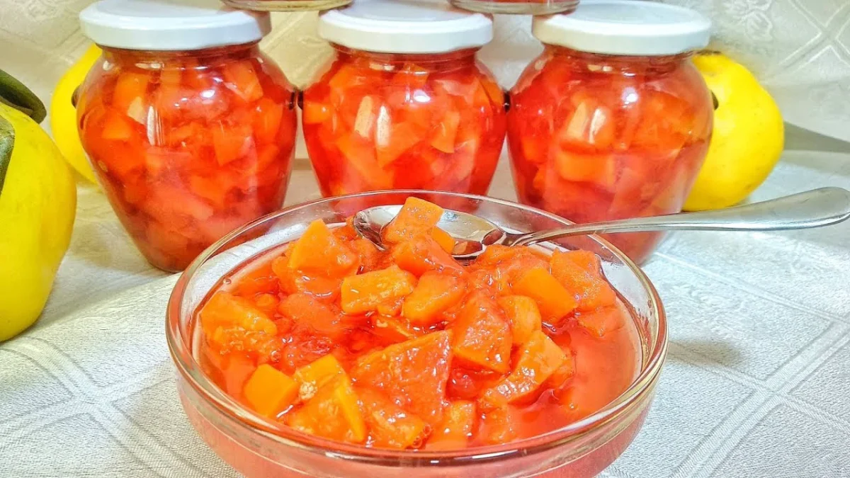 Cea mai delicioasă rețetă de dulceață de gutui. Cum să tai fructele în cubulețe pentru un plus de gust