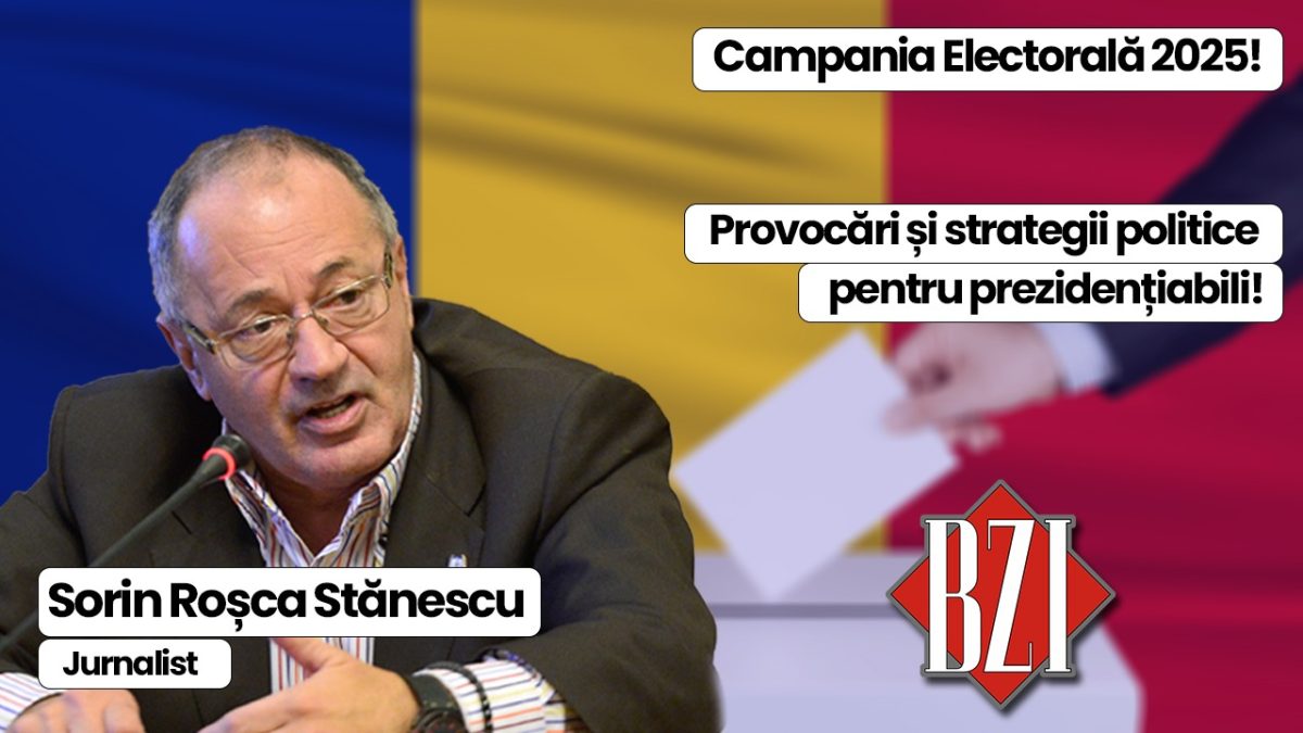 Top talk-show BZI LIVE de zile mari alături de invitatul special și permanent, nașul presei din România, senior-jurnalistul Sorin Roșca Stănescu