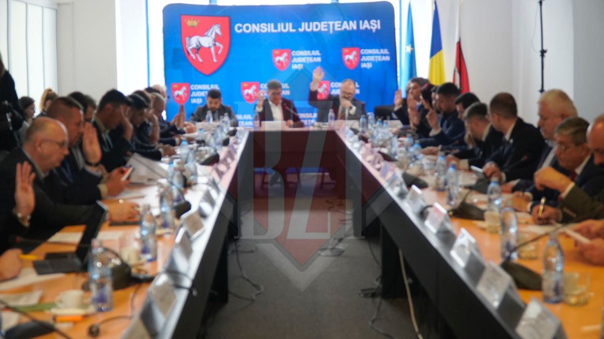 Ședință cu 50 de proiecte la CJ Iași. Astăzi se aprobă documentația de atribuire a serviciului public de transport județean
