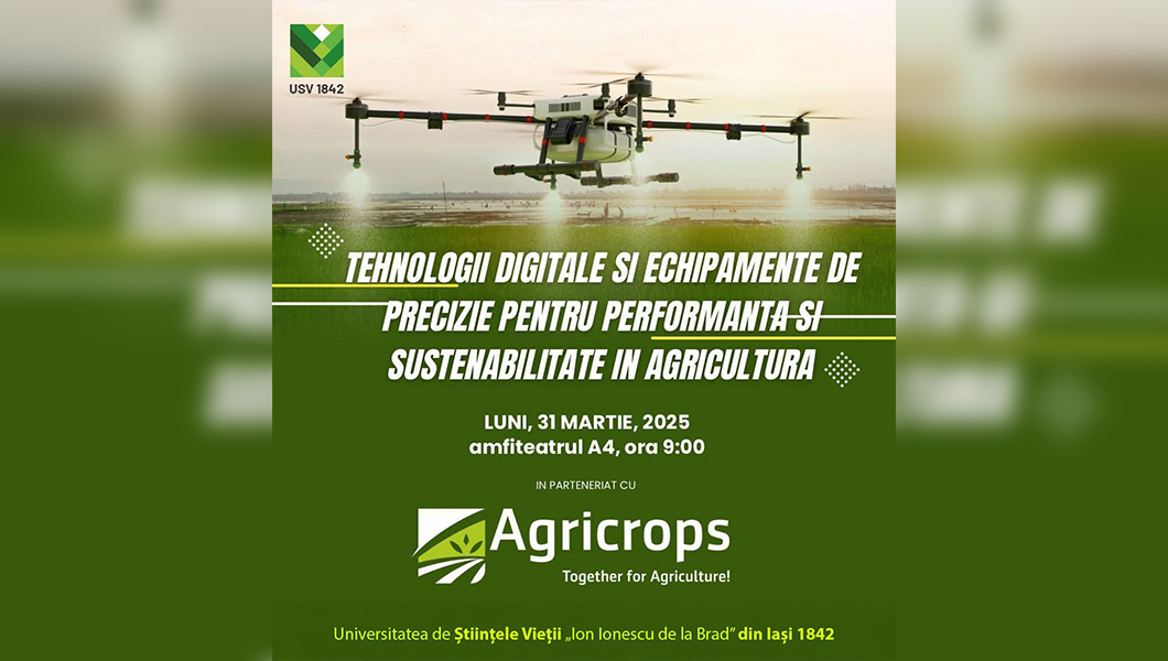 Un nou workshop pentru prezent și viitor în agricultură, la USV Iași