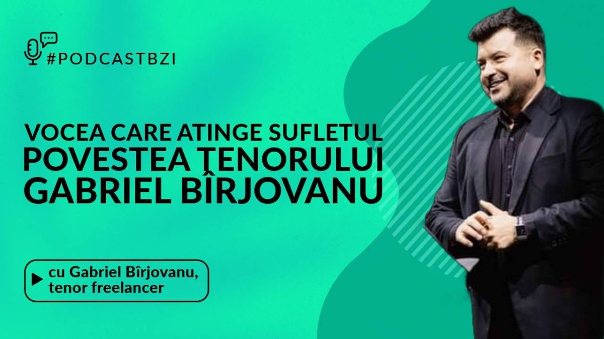 O voce care a traversat continentele ajunge în podcastul nostru #PodcastBZI. În acest episod, îl avem alături de noi pe Gabriel Bîrjovanu, tenor freelancer, doctorand UNAGE, cu o carieră impresionantă pe marile scene ale lumii