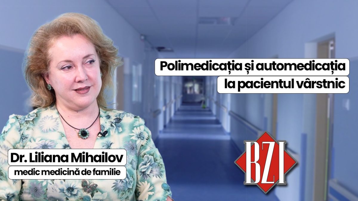 LIVE VIDEO – Polimedicația și automedicația la vârstnici, între necesitate și risc. Ce reprezintă aceste metode de tratament și în ce condiții pot face mai mult rău celor care le utilizează, aflăm de la dr. Liliana Mihailov , medic de familie