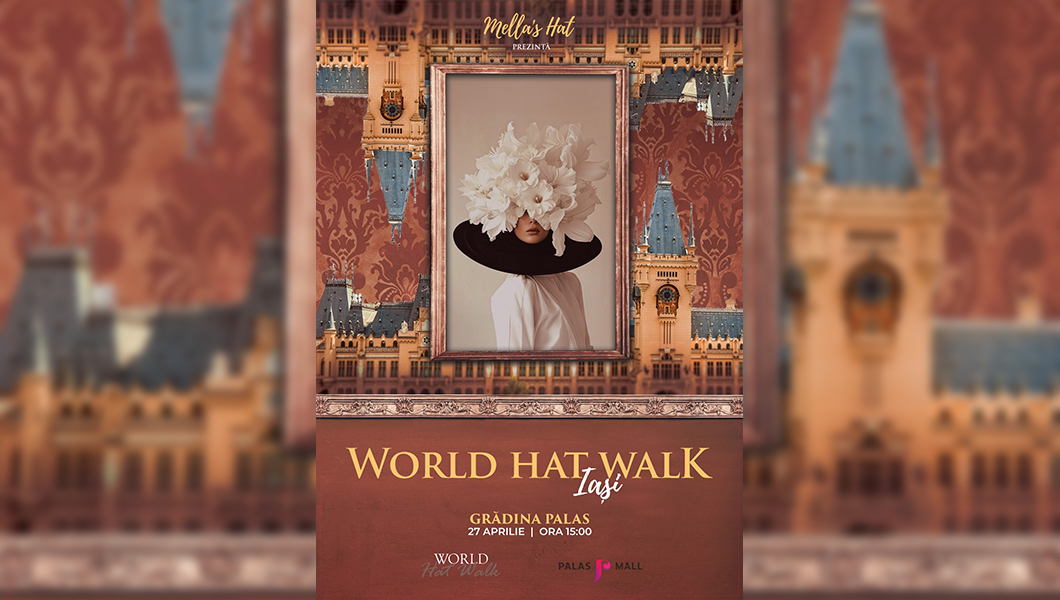 World Hat Walk ajunge la Iași. Alătură-te comunității pasionaților de pălării excentrice și participă la parada din parcul Palas! 
